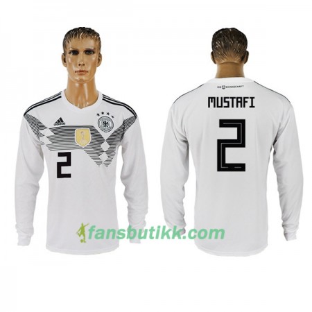 Fotball-VM 2018 Tyskland drakt Mustafi 2 Hjemmetrøye Langermet